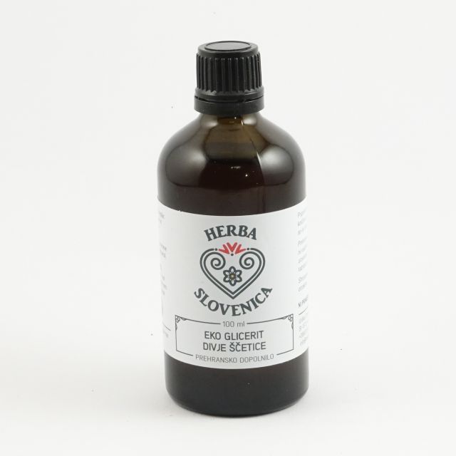 Eko glicerit divje ščetice 100 ml, prehransko dopolnilo